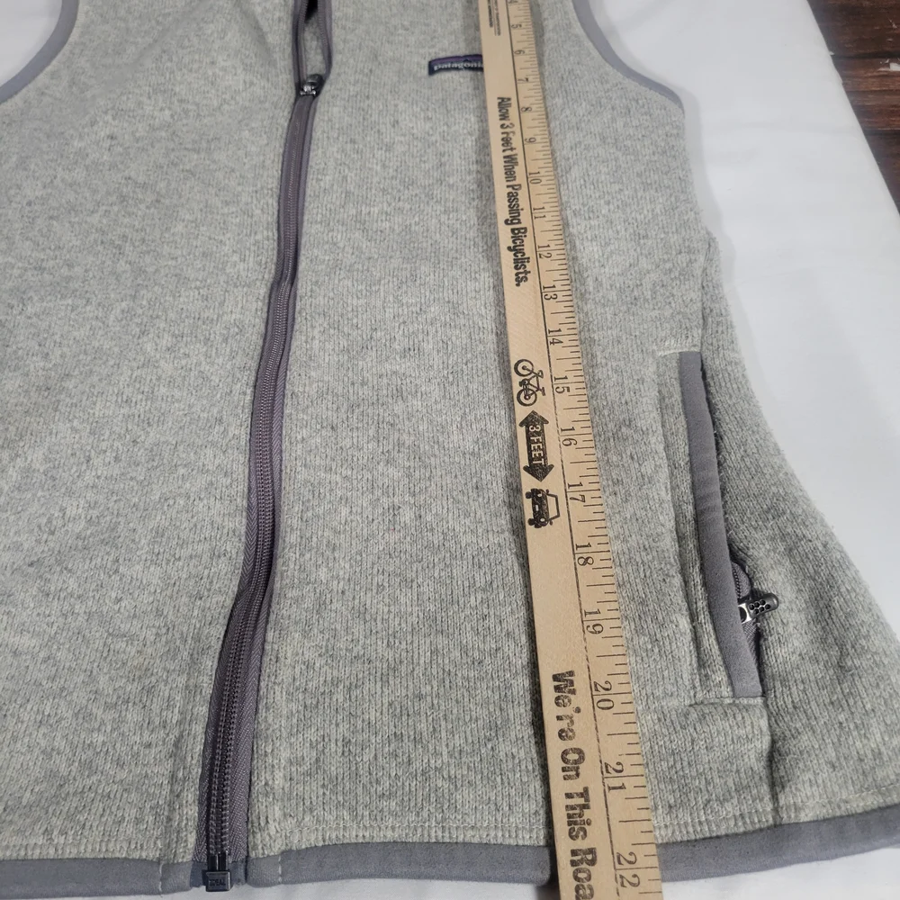 Patagonia Women's Heather Gray Better Sweater Fleece Vest - Picture 5 of 6